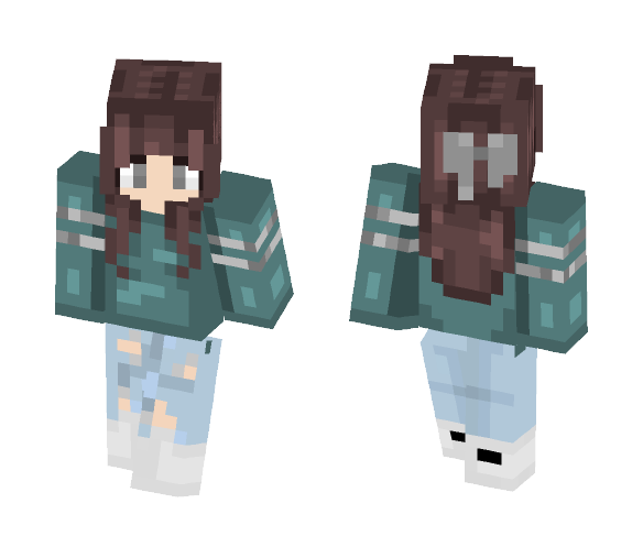Casual Girl - Girl Minecraft Skins - image 1