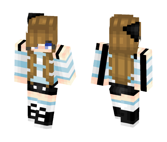 Pixel || I love art - Female Minecraft Skins - image 1