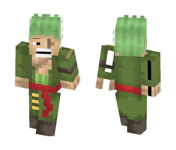 Inieloo | Zoro - One Piece - Male Minecraft Skins - image 1