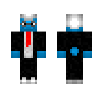 Smurf in suit - Male Minecraft Skins - image 2