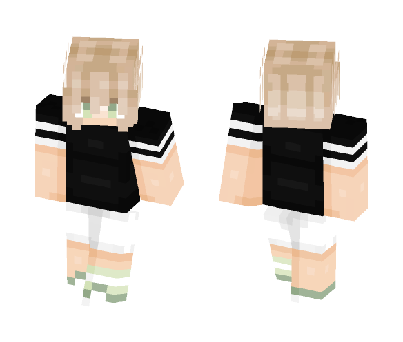 Pastel Long Hair Boy - Boy Minecraft Skins - image 1