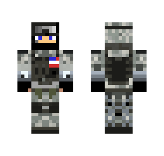Modern US Soldier winter camo