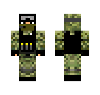 Modern US army soldier