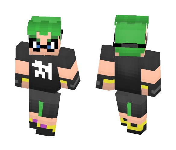 Inkling Boy || SPLATOON 2 - Boy Minecraft Skins - image 1
