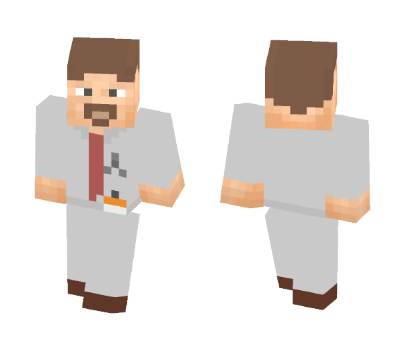 SCP Researcher - Male Minecraft Skins - image 1