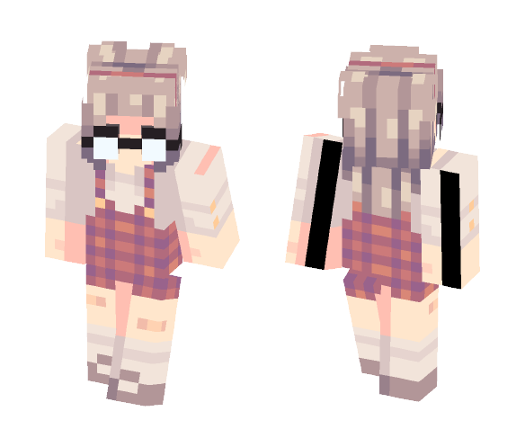 flamme á lunettes - Female Minecraft Skins - image 1
