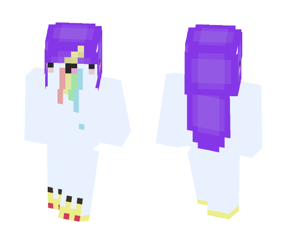 Derpy White Rainbow Puking Thing - Interchangeable Minecraft Skins - image 1