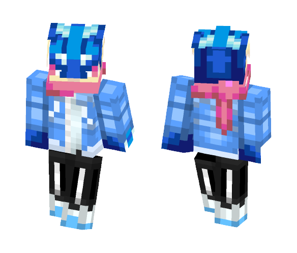 Sans Greninja - Interchangeable Minecraft Skins - image 1