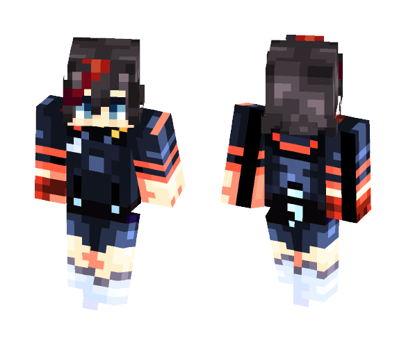 Ryuko Matoi-Kill la kill genderbend - Male Minecraft Skins - image 1