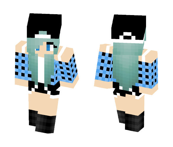 Girl w/ Flannel - Girl Minecraft Skins - image 1