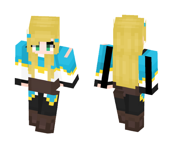 Download Free Zelda - Breath of the wild Skin for Minecraft image 1 Zelda - Breath of the wild - Female Minecraft Skins - image 1
