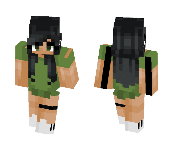 T-shirt dress - Female Minecraft Skins - image 1