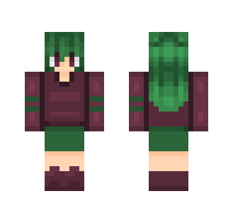 green hair, cool