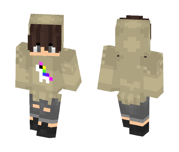 Download Free DasEinhornCape -> Skin Skin for Minecraft image 1 DasEinhornCape -> Skin - Female Minecraft Skins - image 1