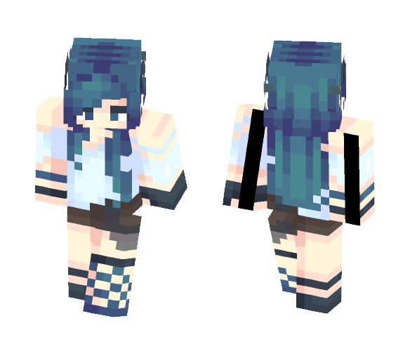 Download Free Queen Of The Sea Skin for Minecraft image 1 Queen Of The Sea - Female Minecraft Skins - image 1