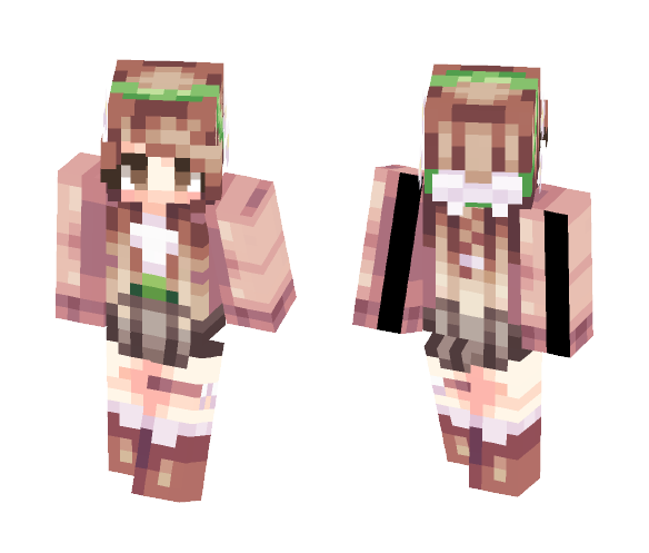 Download Free Hibikase - Sylvia Fanskin Skin for Minecraft image 1 Hibikase - Sylvia Fanskin - Female Minecraft Skins - image 1