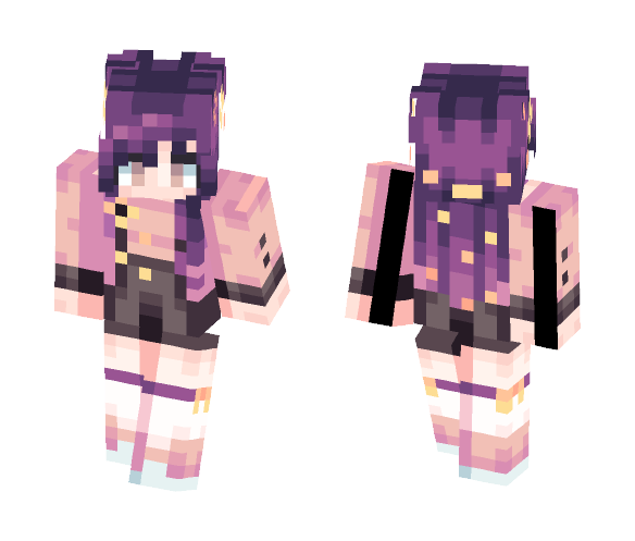 Walking The Wire // oc adoption? - Female Minecraft Skins - image 1