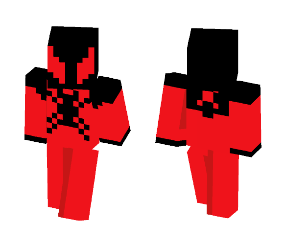 scarlet spider 4-px arms - Male Minecraft Skins - image 1