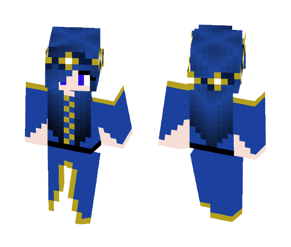 Blue Princess - Female Minecraft Skins - image 1