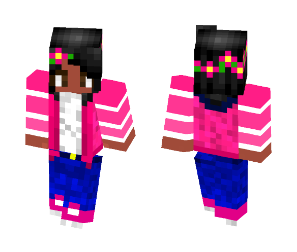 Hana Floral - Male Minecraft Skins - image 1