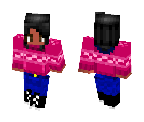 Hana Casual - Female Minecraft Skins - image 1