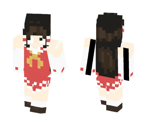 Reimu Hakurei - Touhou - Female Minecraft Skins - image 1