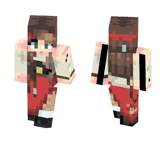 - I guess she's a pirate... - - Female Minecraft Skins - image 1