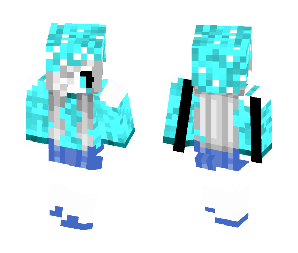 Snow...Sans? Idk - Female Minecraft Skins - image 1