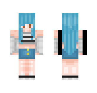 Blue Hair Beauty
