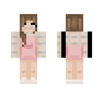 sweater w/ overalls