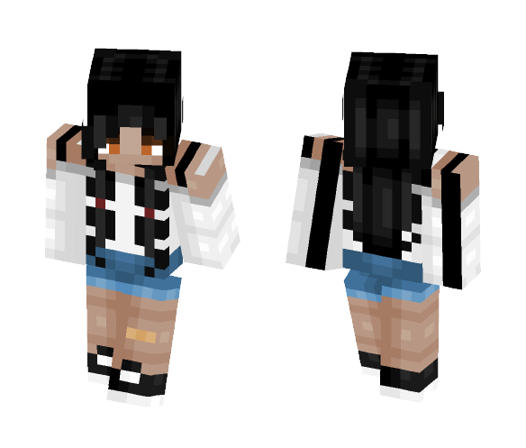 Pixel || chocolate cookie - Female Minecraft Skins - image 1