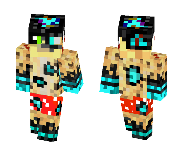 Cyborg Cat - Cat Minecraft Skins - image 1