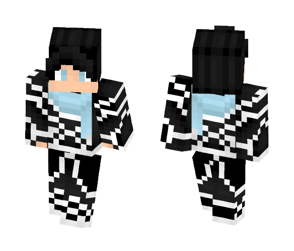 Black & White Armor - Male Minecraft Skins - image 1