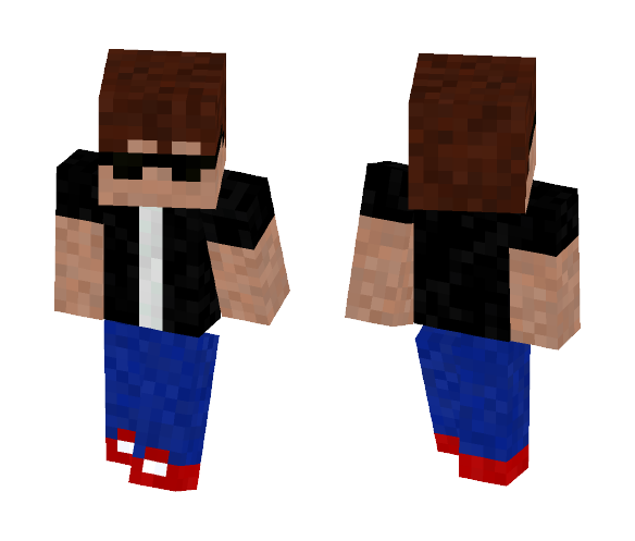 noob/pro - Male Minecraft Skins - image 1