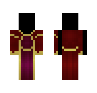 Royal Red Dress - Female Minecraft Skins - image 2