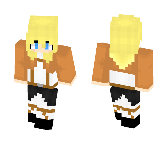 Christa Lenz | Attack On Titan - Female Minecraft Skins - image 1