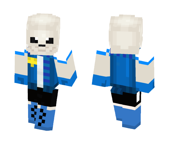 Download Free inverted fate Sans Skin for Minecraft image 1 inverted fate Sans - Male Minecraft Skins - image 1