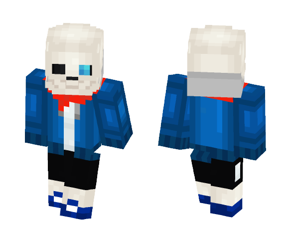 Genocide Sans - Male Minecraft Skins - image 1