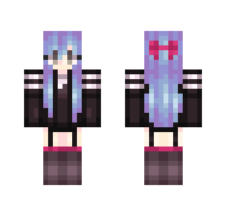 fruit Girl Blue - Girl Minecraft Skins - image 2