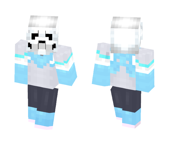 Sans the Skeleton (Underswap) - Male Minecraft Skins - image 1
