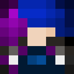 Download Free Purple and Blue Ninja girl Skin for Minecraft image 3 Purple and Blue Ninja girl - Girl Minecraft Skins - image 3