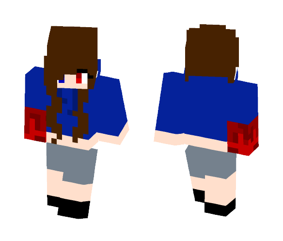 Download Free Just a girl Skin for Minecraft image 1 Just a girl - Girl Minecraft Skins - image 1