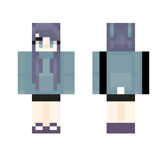 ☽ bunny with a turtleneck ☾ - Female Minecraft Skins - image 2
