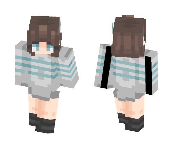 [Undertale OC] revenge - Female Minecraft Skins - image 1