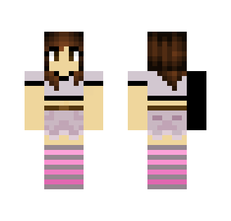 Cute short hair skin