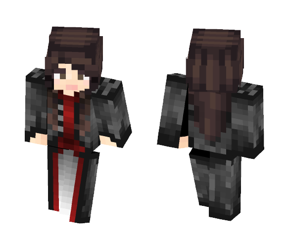 Astrid Baruch - Fur Coat (Open) - Female Minecraft Skins - image 1