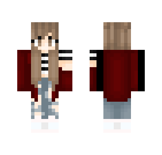 Another Red Jacket Girl! - Female Minecraft Skins - image 2