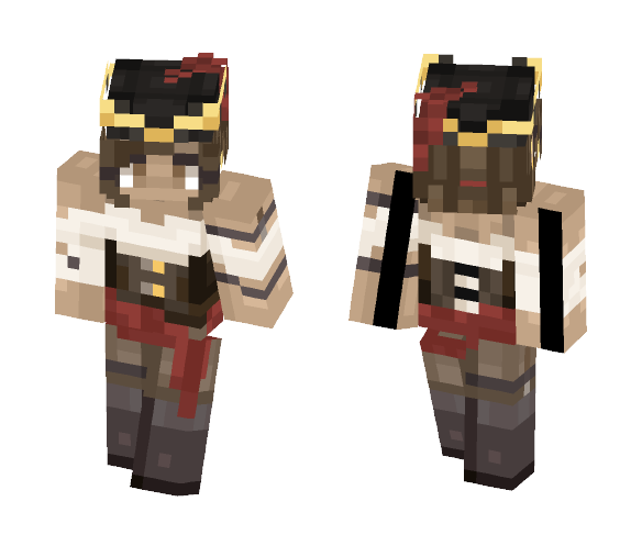 Download Free ira, captain of the voltaire Skin for Minecraft image 1 ira, captain of the voltaire - Female Minecraft Skins - image 1