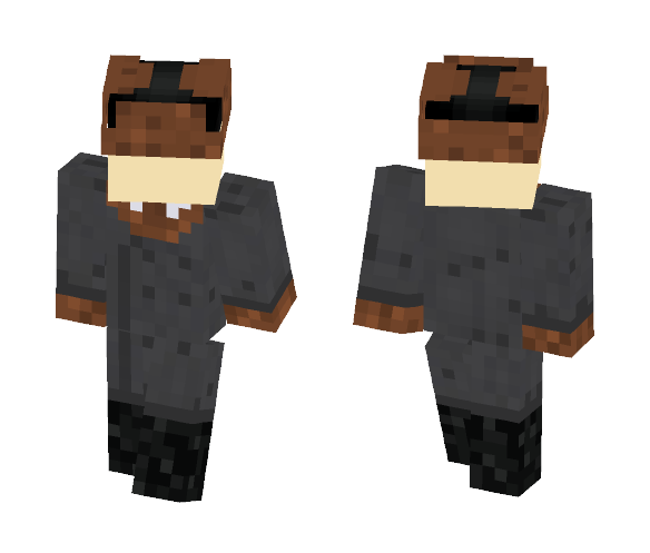 Coat and Deer Hat - Male Minecraft Skins - image 1