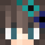 Cute Flowercrown Emo girl - Cute Girls Minecraft Skins - image 3